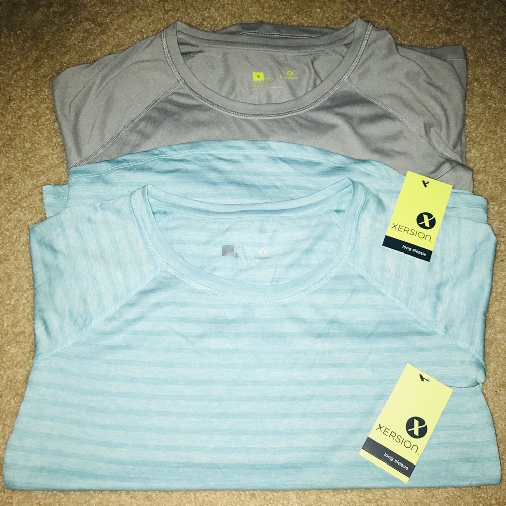 2 NWT Quick Dri Xersion Shirts